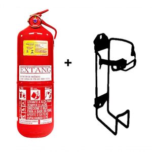 Extintor Abc 2kg Caminhão Com Suporte Validade 5 Anos