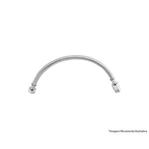 Engate Flexivel Malha Inox Trancado 60Cm Blister