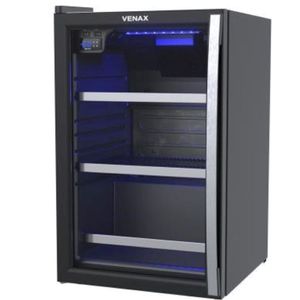 Cervejeira Venax Blue Light 100L Porta Invertida Preto 220V