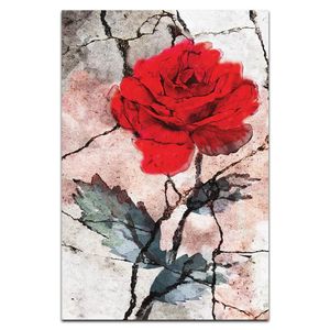 Kit Placas Quadros 3 Pçs Mdf 20X30 Título Rosas Vermelhas