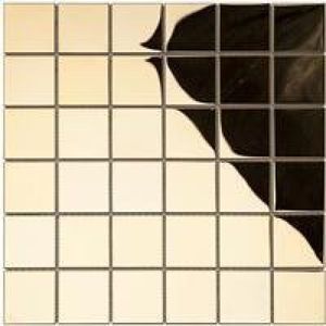 Pastilha De Metal Glass Mosaic Ax 11 Gold