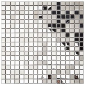 Pastilha De Metal Glass Mosaic Ax 10 Prata
