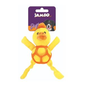 Brinquedo Para Cachorros Pelúcia Net Ball Pato Jambo