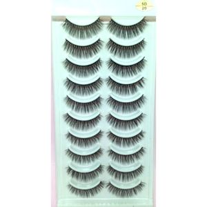 Cartela De Cílios Postiços 5d Com 10 Pares 5d-20