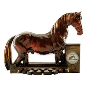 Porta Espeto Cavalo Crioulo Suporte De Parede Churrasco
