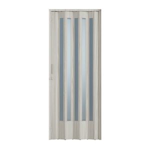 Porta Sanfonada Pvc Plastporta 210x96cm Translucida Bcf Pecan