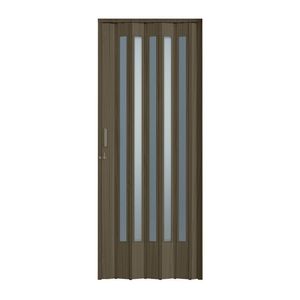 Porta Sanfonada Pvc Plastporta 210x72cm Translucida Bcf Wengue