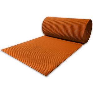 Tapete Passadeira Emborrachada Pvc Antiderrapante 0,65x3,00m Laranja