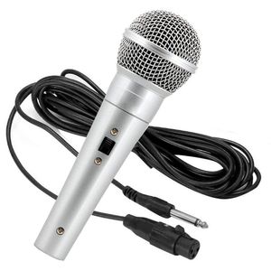 Microfone Weisre Profissional Dinâmico Cabo 3 Metros