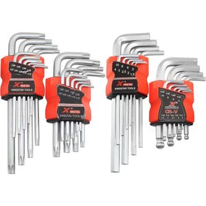 Combo Jogo De 36 Chaves Allen Hexagonal E Torx 1,5 A 10mm