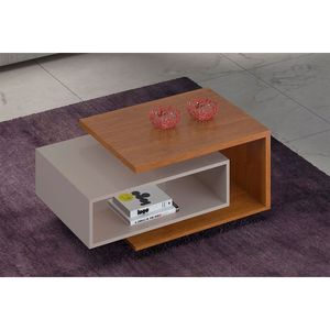 Mesa De Centro Diva Jcm Móveis Cinamomo - Off White