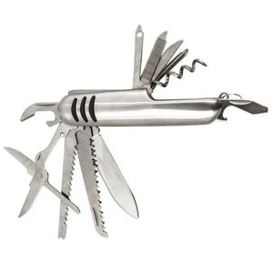 Canivete Multiuso Metal Inox 11 Funções