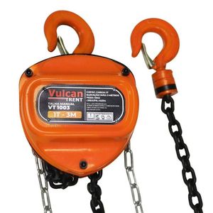 Talha Manual Para 1 Tonelada Corrente 3 Metros Vt1003 - Vulcan Trent