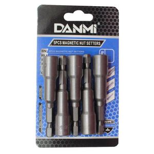 Jogo De Soquetes Magnéticos 8 Mm 5 Peças Danmi