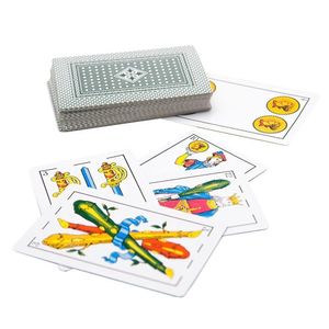 Kit 8 Baralhos Espanhol Truco 40 Folhas De Papel