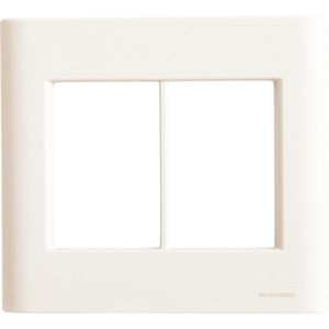Placa 6 Postos 4x4 Tramontina Giz Branca Soft Touch Suporte Tramontina