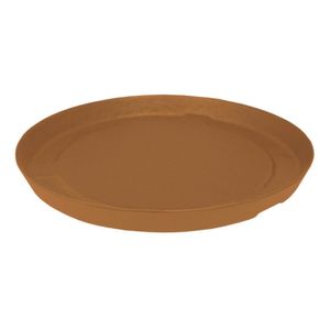 Prato Para Vasos De Planta Redondo Slim 28 Terracota