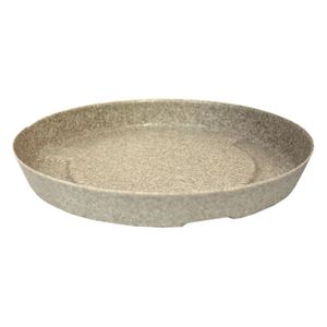 Prato Para Vasos De Planta Redondo Slim 28 Areia