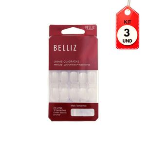 Kit C-03 Belliz Unhas Quadradas