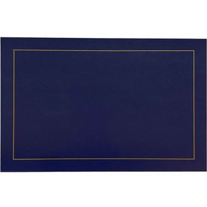 Jogo 8 Americano Classic Pu 45x30cm Navy