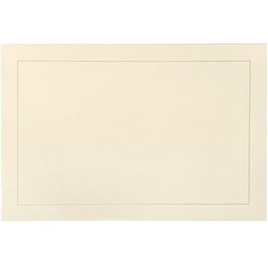 Jogo 8 Americano Classic Pu 45x30cm Palha