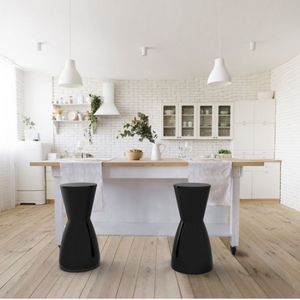 Banqueta Nobe Grifit Preto