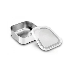 Pote Quadrado Em Aço Inox Com Tampa 2,12l - Tramontina