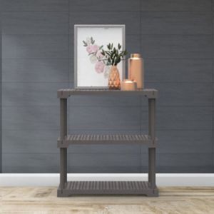 Estante 3 Prateleiras Cube Grifit Cinza Mushroom