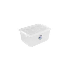 Mini Organizador Com Alça E Trava Bel Cristal 650ml - Ordene