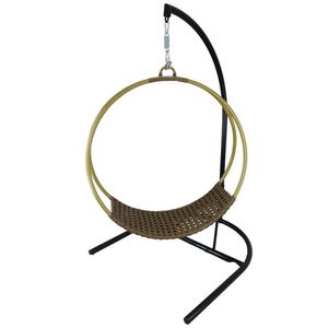 Balanço Com Suporte Suspenso Em Alumínio Trama Original Azul Dark