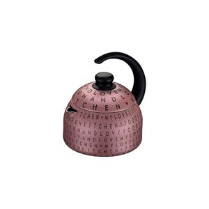 Chaleira My Lovely Kitchen Em Alumínio Vermelho Starflon Max Com Cabo Baquelite 1,9l - Tramontina