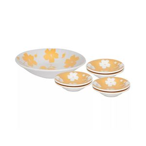 Conjunto De Sobremesa De Cerâmica Biona Jasmin Verão 7pçs - Oxford