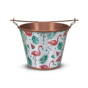 Balde Para Cerveja Em Alumínio 5l Flamingos - Alumiart Falcão