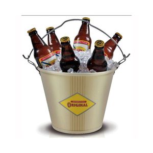 Balde Para Cerveja Em Alumínio 5l Original Bege - Alumiart Falcão