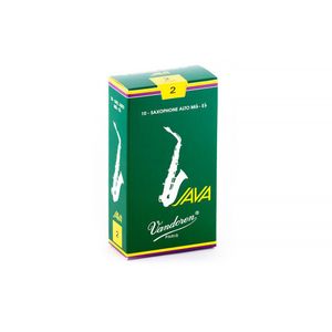 Palheta Para Saxofone Alto Java 2 Vandoren - Cx / 10