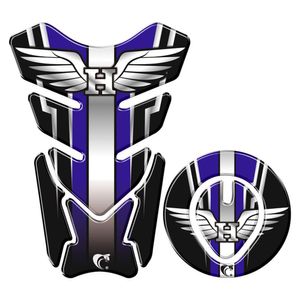 Protetor Tanque E Bocal Adesivo Moto Honda Até 2017 Azul Cor Azul