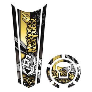 Adesivo Protetor Tanque E Bocal Gravata Honda Ano Acima 2018 Pernalonga Cor Dourado