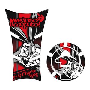 Kit Protetor Tanque E Bocal Adesivo Moto Yamaha Fz25 2023/2024 Vermelho Pernalonga Cor Vermelho