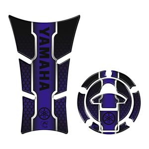 Kit Protetor Tanque E Bocal Adesivo Moto Yamaha Fz25 2023/2024 Azul Cor Azul