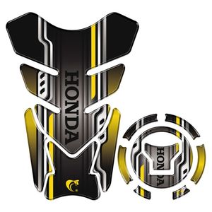 Kit Protetor Tanque Adesivo Moto Honda Acima 2018 Dourado Cor Dourado