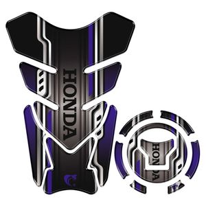 Kit Protetor Tanque Adesivo Moto Honda Acima 2018 Azul Cor Azul