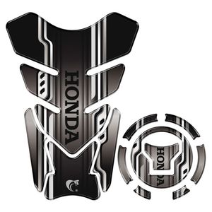 Kit Protetor Tanque Adesivo Moto Honda Acima 2018 Preto Cor Preto