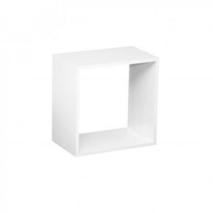 Nicho Decorativo 30x30x15 Cm Em Mdf Branco [f031]