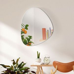 Espelho Decorativo Orgânico 50cmx40cm E01, Moderno Luxo Sala Quarto Banheiro Incolor