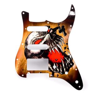 Escudo Guitarra Am Strat Hss Caveira Maligna Spirit 110-as [f035]