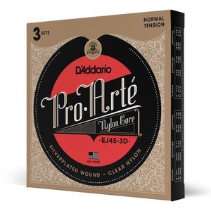 Encordoamento Violão Nylon (3 Jogos) D Addario Ej45-3d [f035]