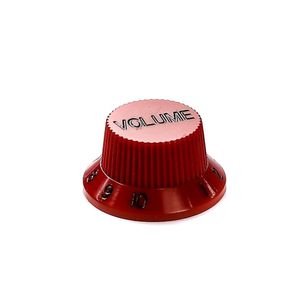 Knob Plástico Instrumentos Volume (6 Peças) Spirit Psv-v-red [f035]
