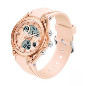Relógios Digital De Pulso Quartzo Multifuncional Militar Rosa