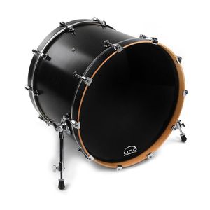 Pele Resposta Para Bumbo 22\' Preta Uno By Evans Eq3 Ubd22rb [f035]