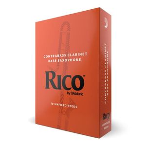 Palheta Clarineta Contrabaixo 1.5 (10 Peças) Daddario Rico [f035]